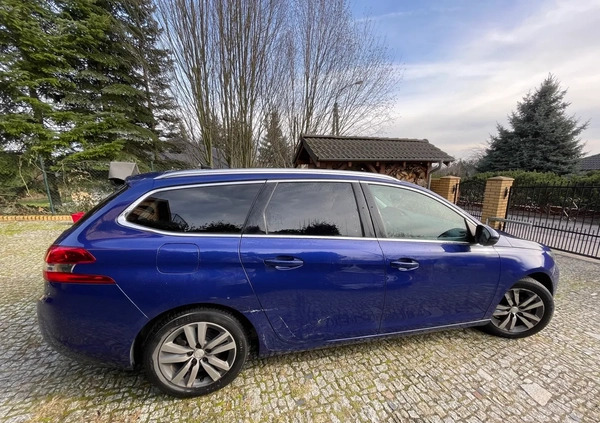 Peugeot 308 cena 43999 przebieg: 117000, rok produkcji 2018 z Poznań małe 326